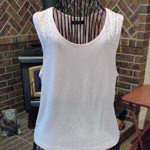 Ayres Peach Tank Top with Stud Details
